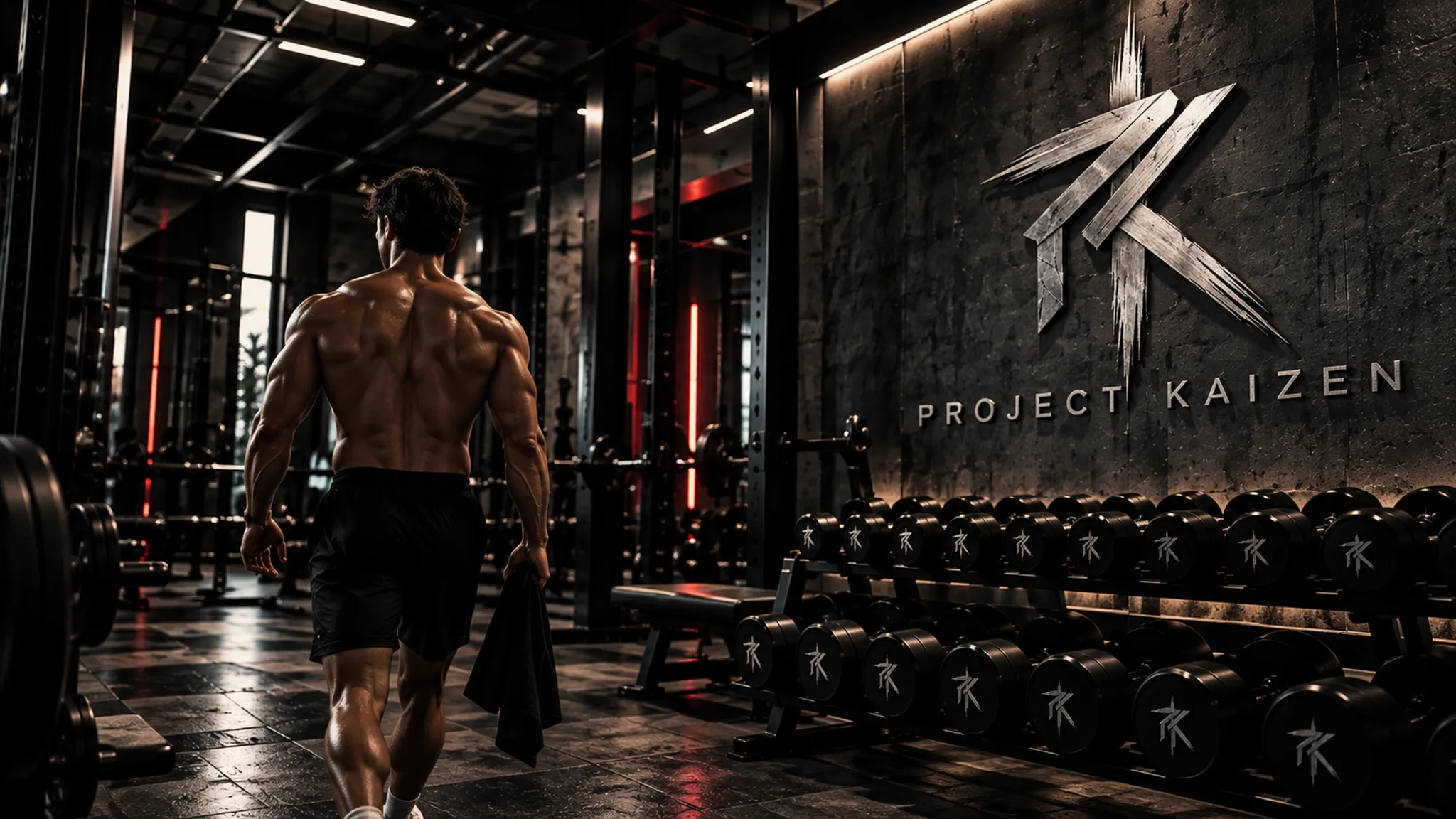 Athlete entering the Project Kaizen gym